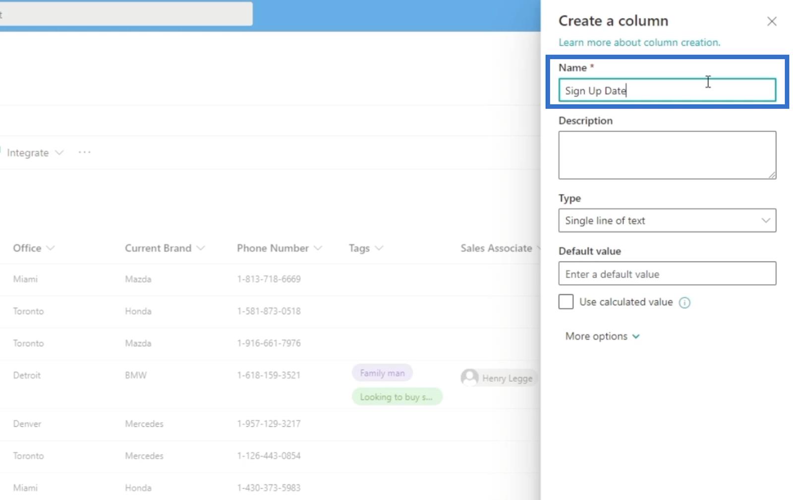 SharePoint の計算列 |  概要