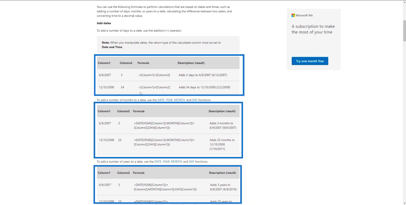 SharePoint の計算列 |  概要