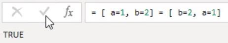 レコード値 – Power Query の構造化された値