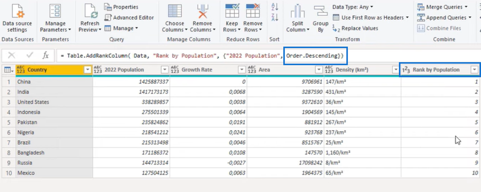 Задача Power Query Transform Column: данные из стека в упорядоченную таблицу