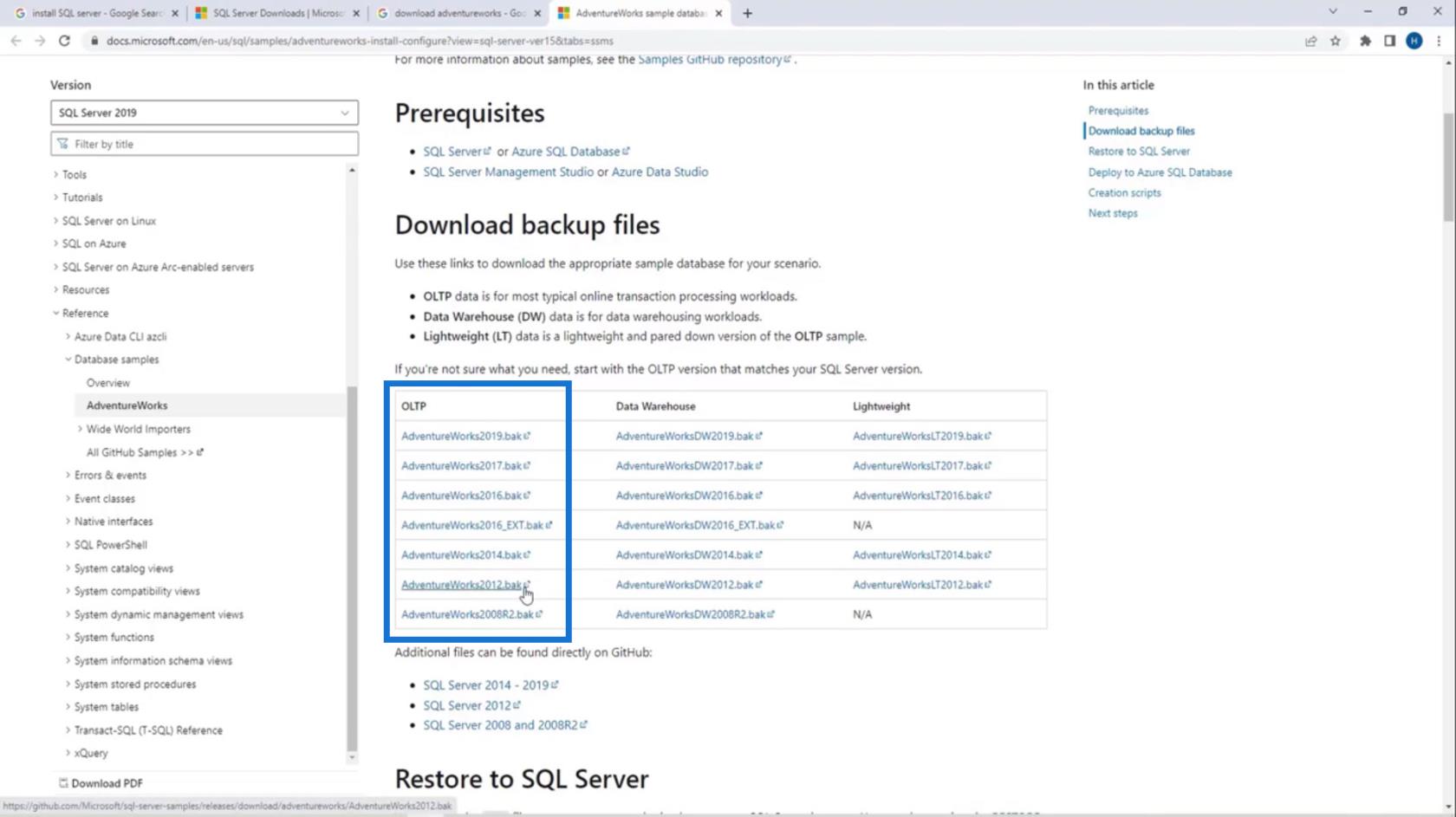SQL Server 下載與安裝