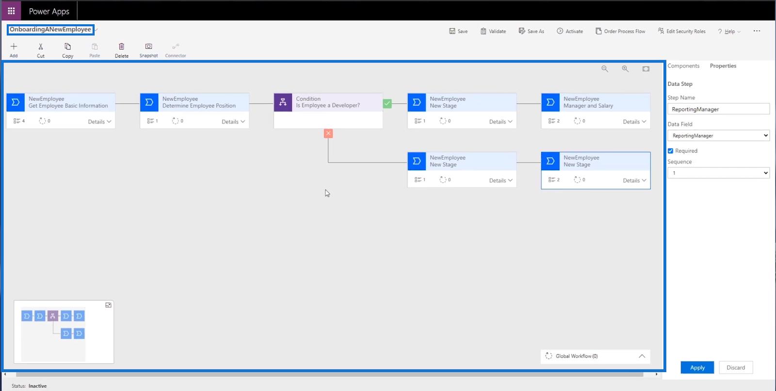 Microsoft Power Automate 中的業務流程