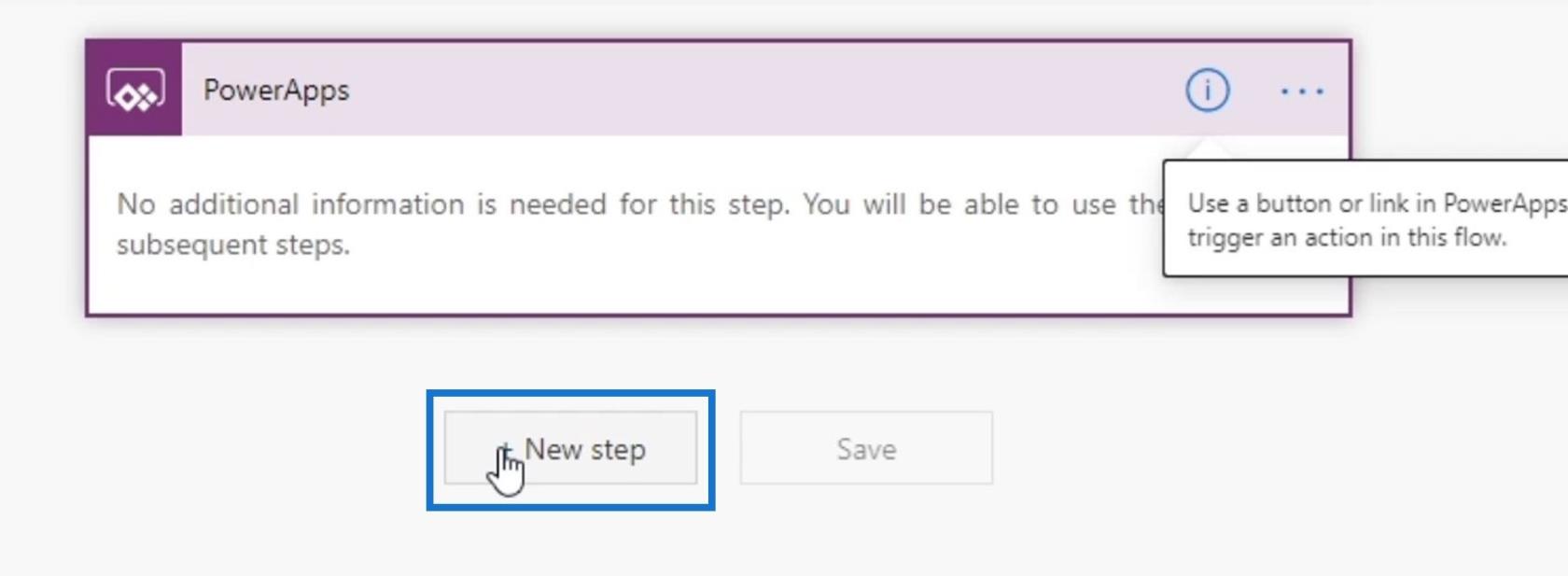 Microsoft Power Automate への PowerApps の統合