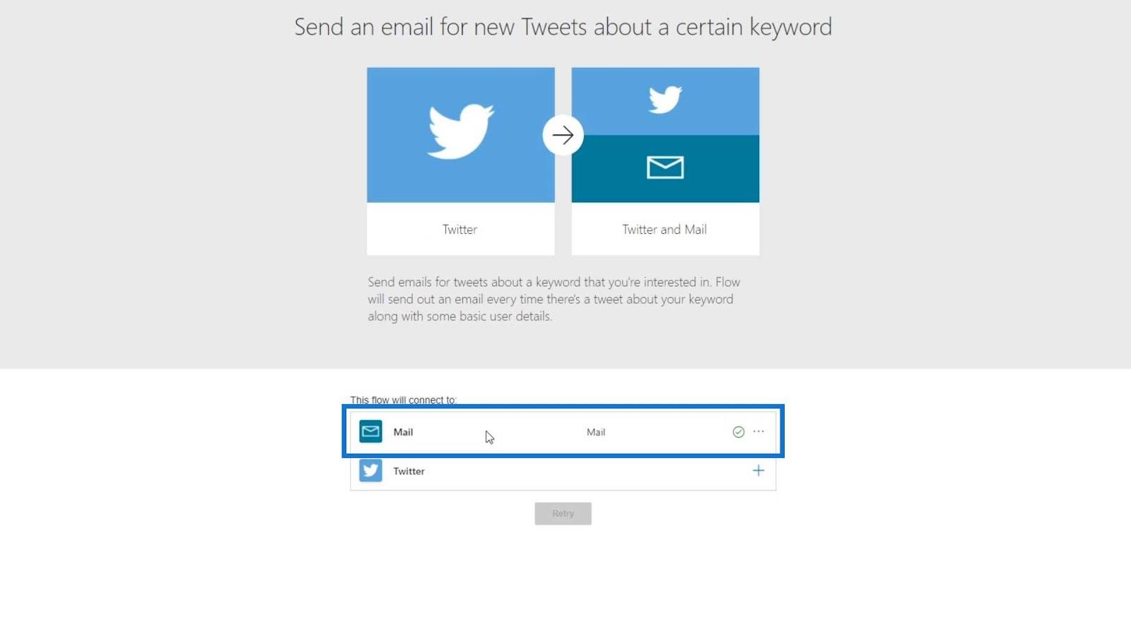 Microsoft Power Automate の自動化されたフロー