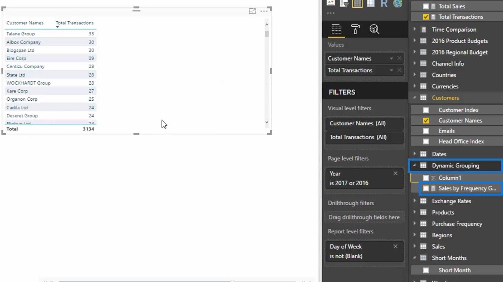 Modellazione dei dati in LuckyTemplates utilizzando tabelle di supporto