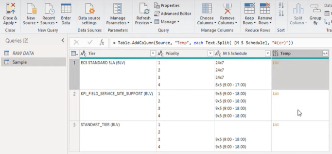 LuckyTemplates 列拆分 Power Query 教程：如何在 LuckyTemplates 中拆分多行 Excel 單元格