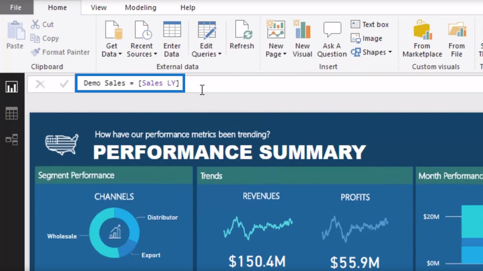 DAX メジャー グループのレポートへの実装 – LuckyTemplates モデリングのレビュー