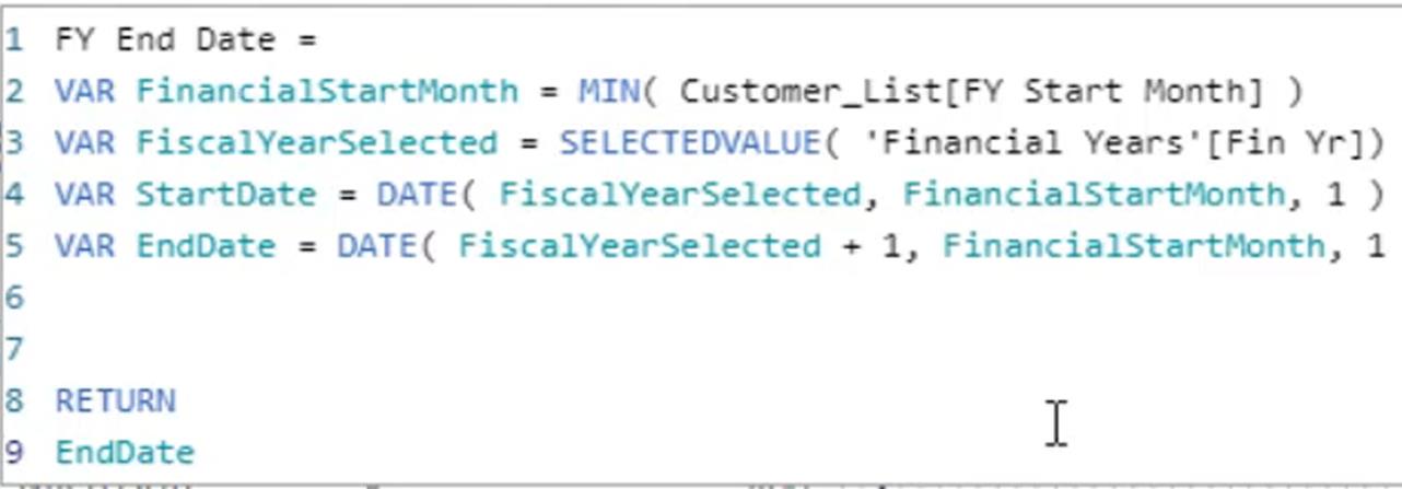 LuckyTemplates レポートでの会計年度の動的フィルター処理