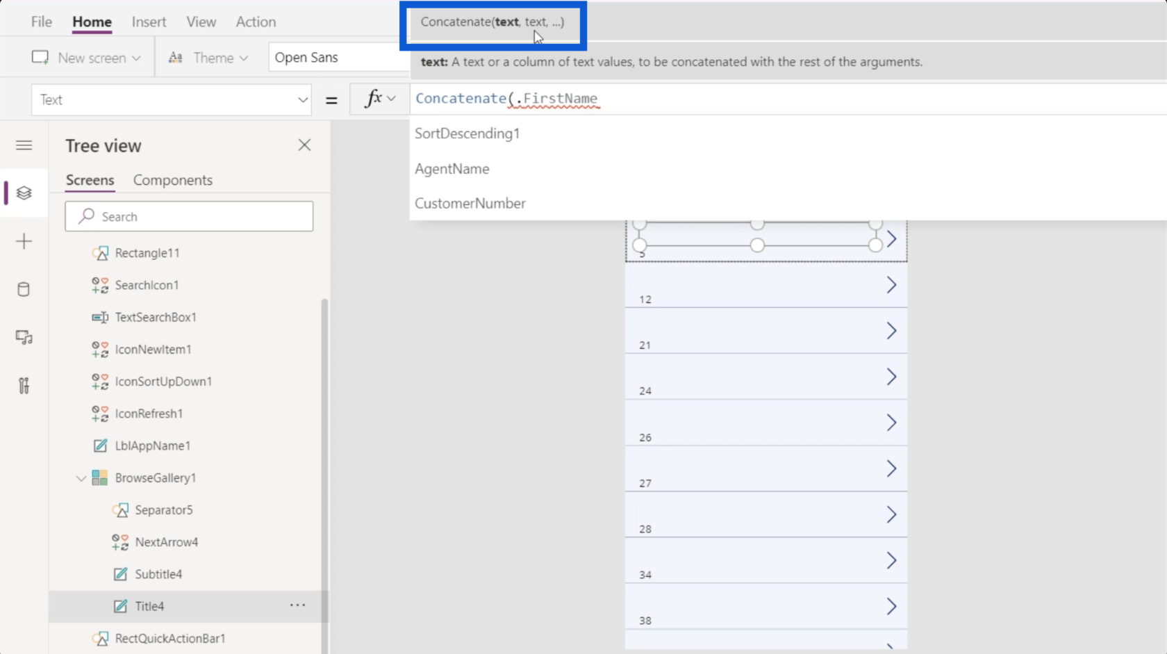 PowerApps ギャラリー: 概要