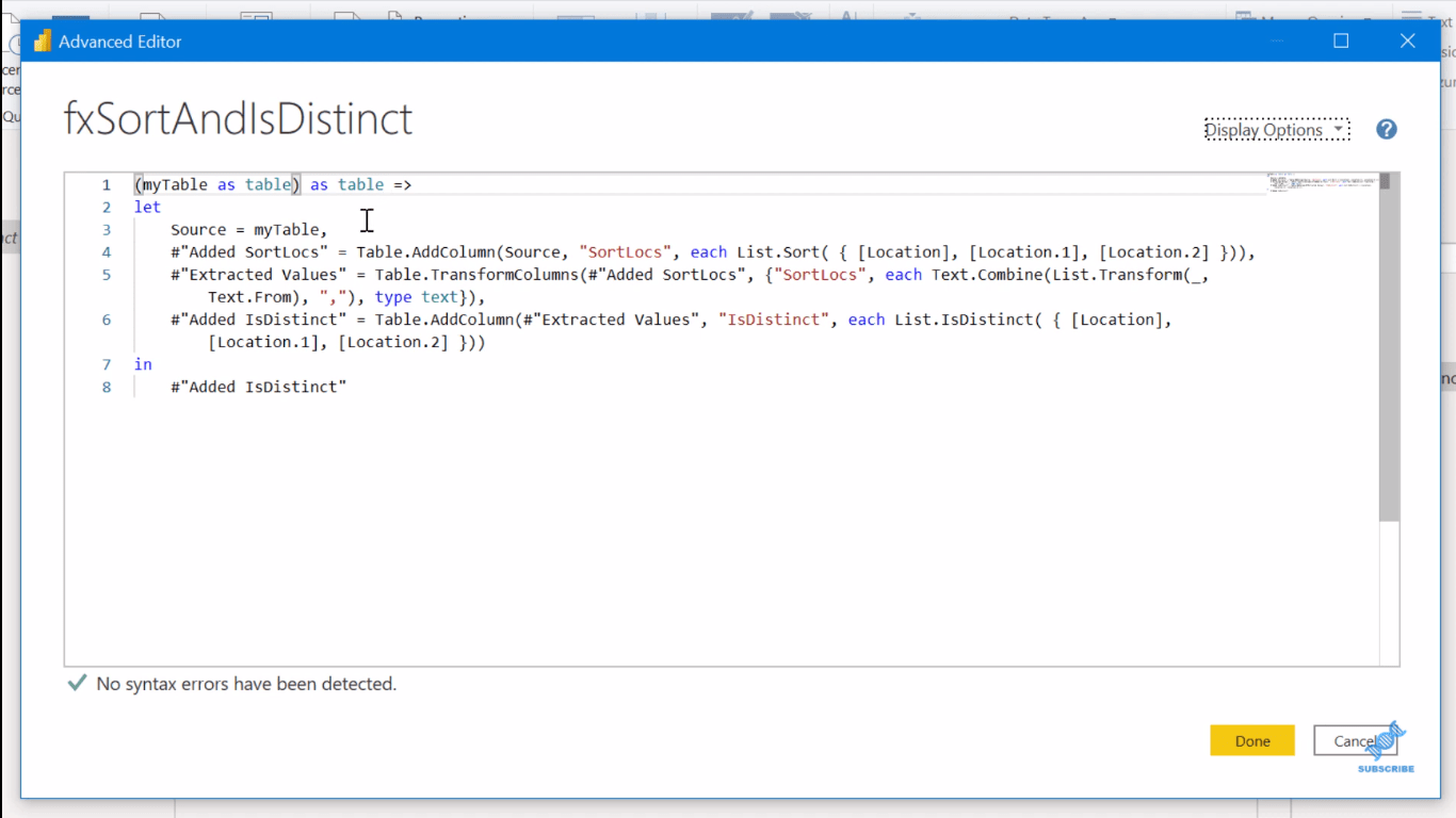 LuckyTemplates で Power Query を使用した組み合わせ分析