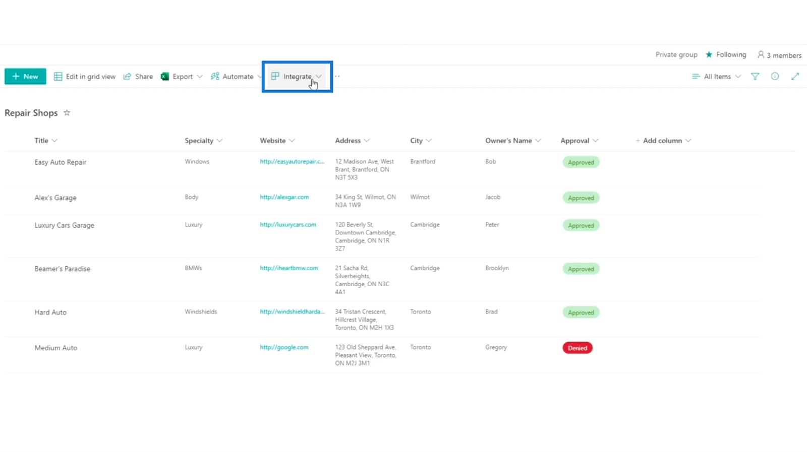 Power Apps – SharePoint 統合ガイド