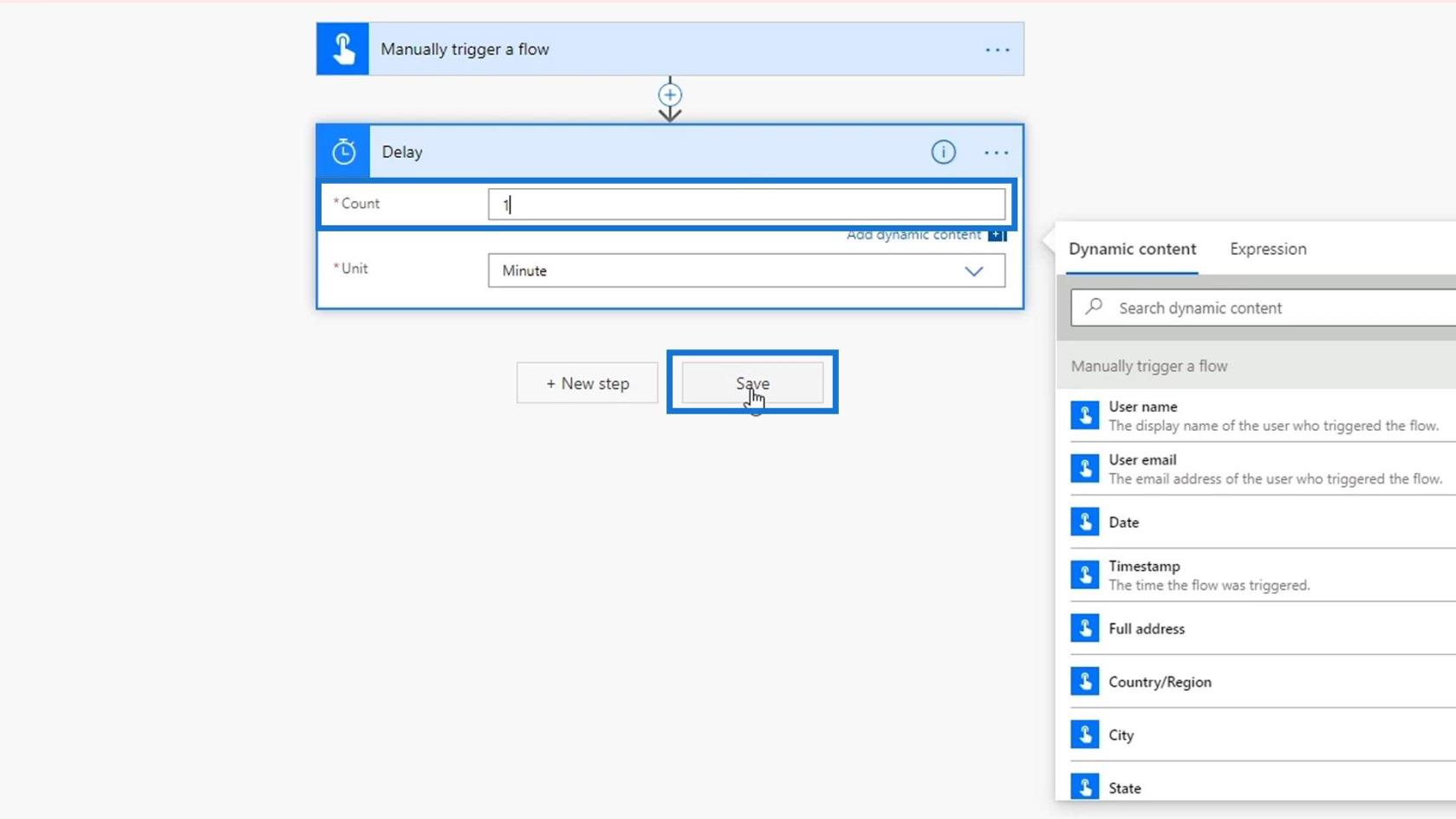 Microsoft Power Automate 中的工作流輸入