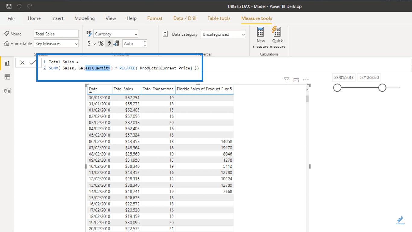 LuckyTemplates et Excel : différence dans les formules DAX