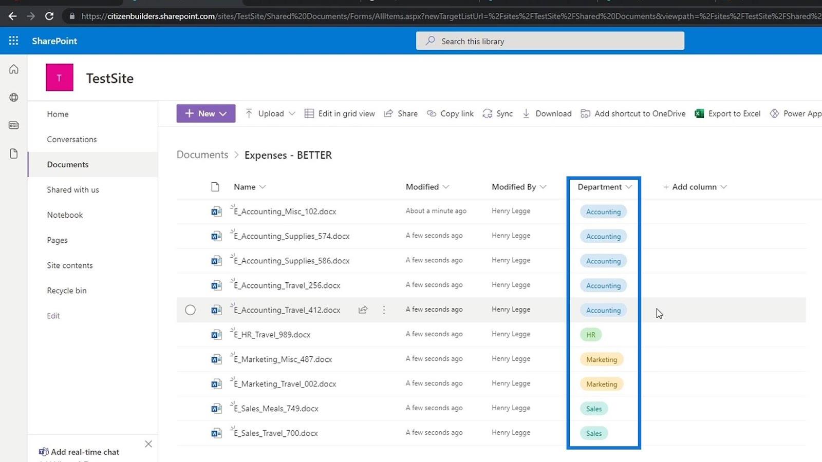 Agregar metadatos en SharePoint usando columnas Agregar metadatos en SharePoint usando columnas