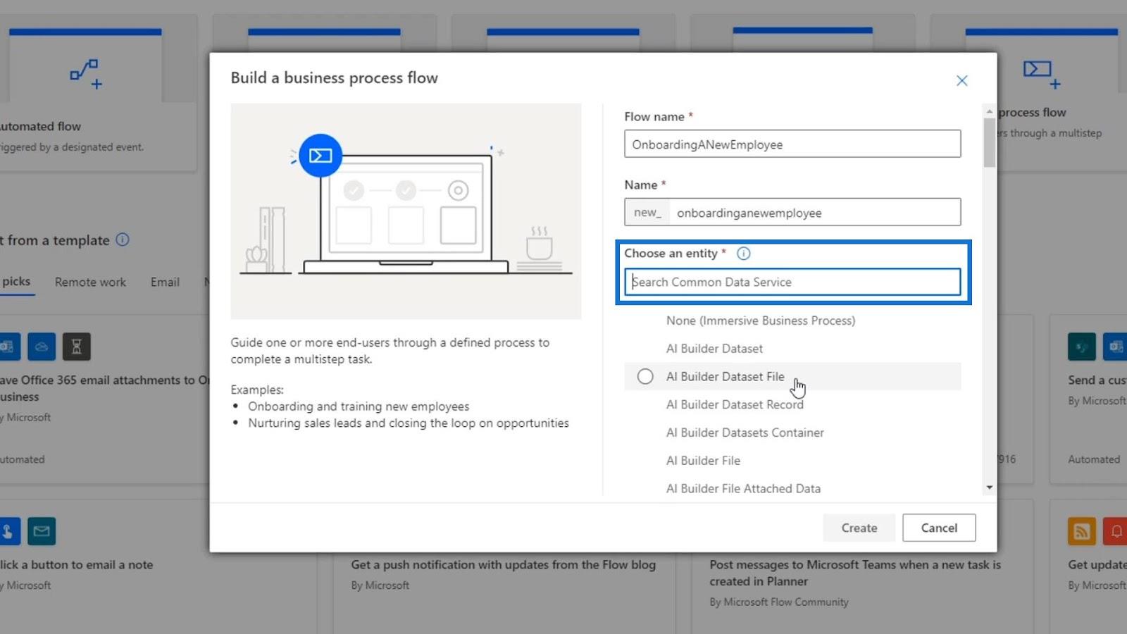Microsoft Power Automate 中的業務流程