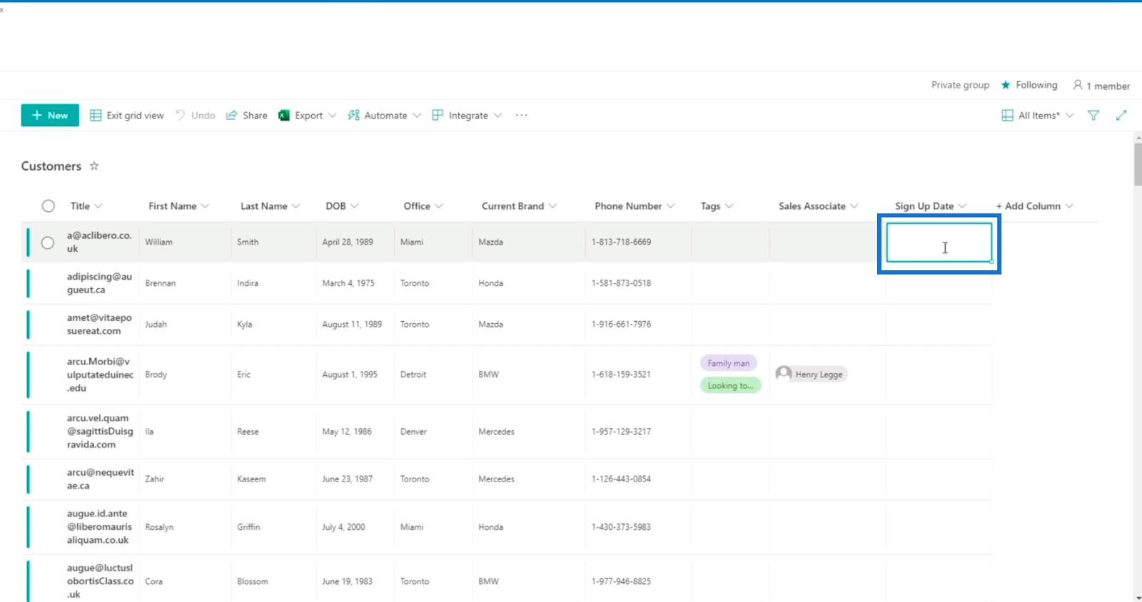 SharePoint の計算列 |  概要