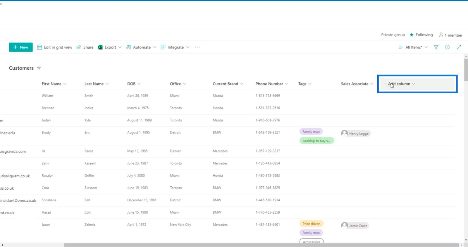 SharePoint の計算列 |  概要