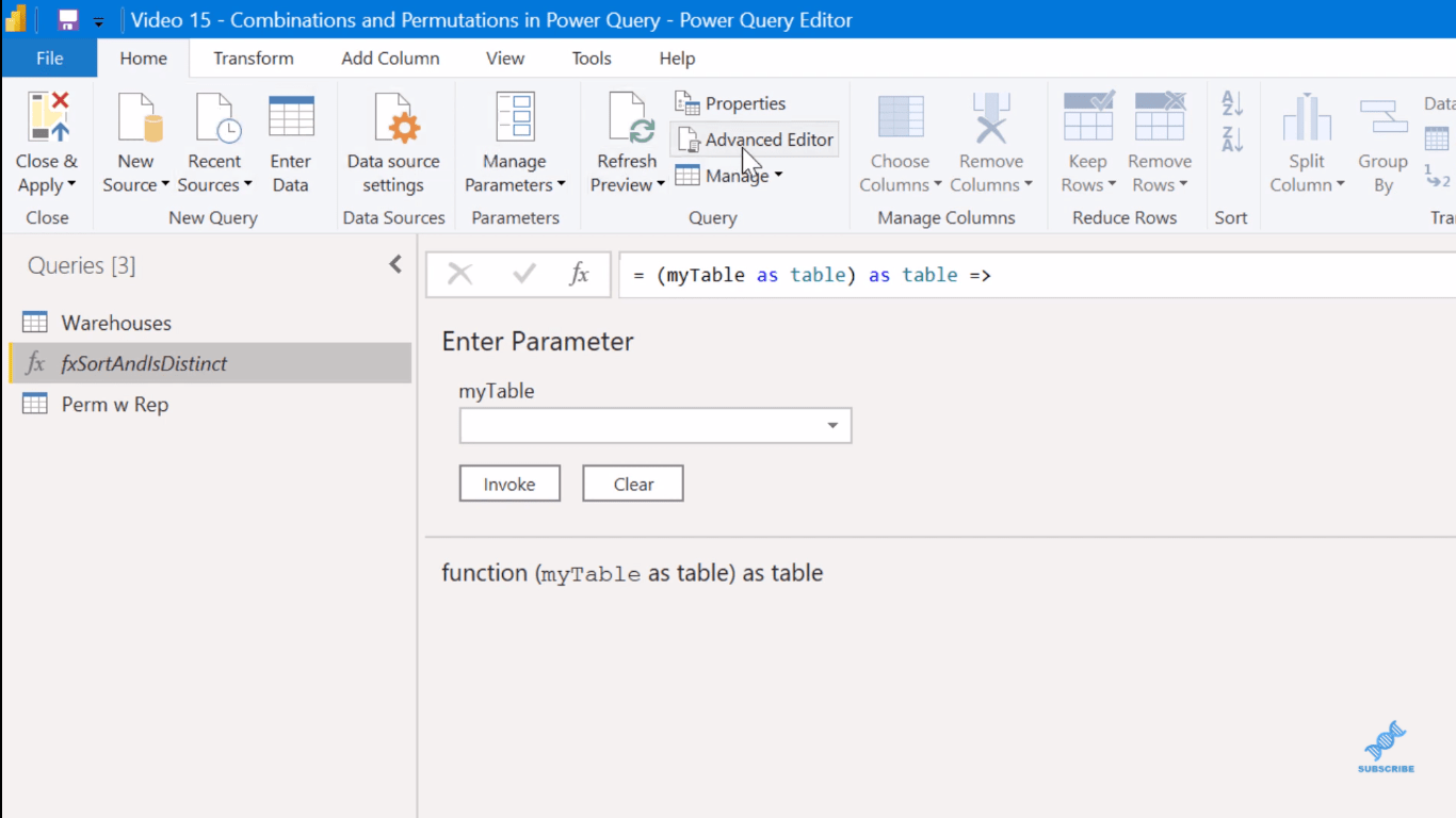 LuckyTemplates で Power Query を使用した組み合わせ分析