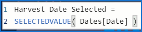 如何使用 DAX 在 LuckyTemplates 中確定收穫日期