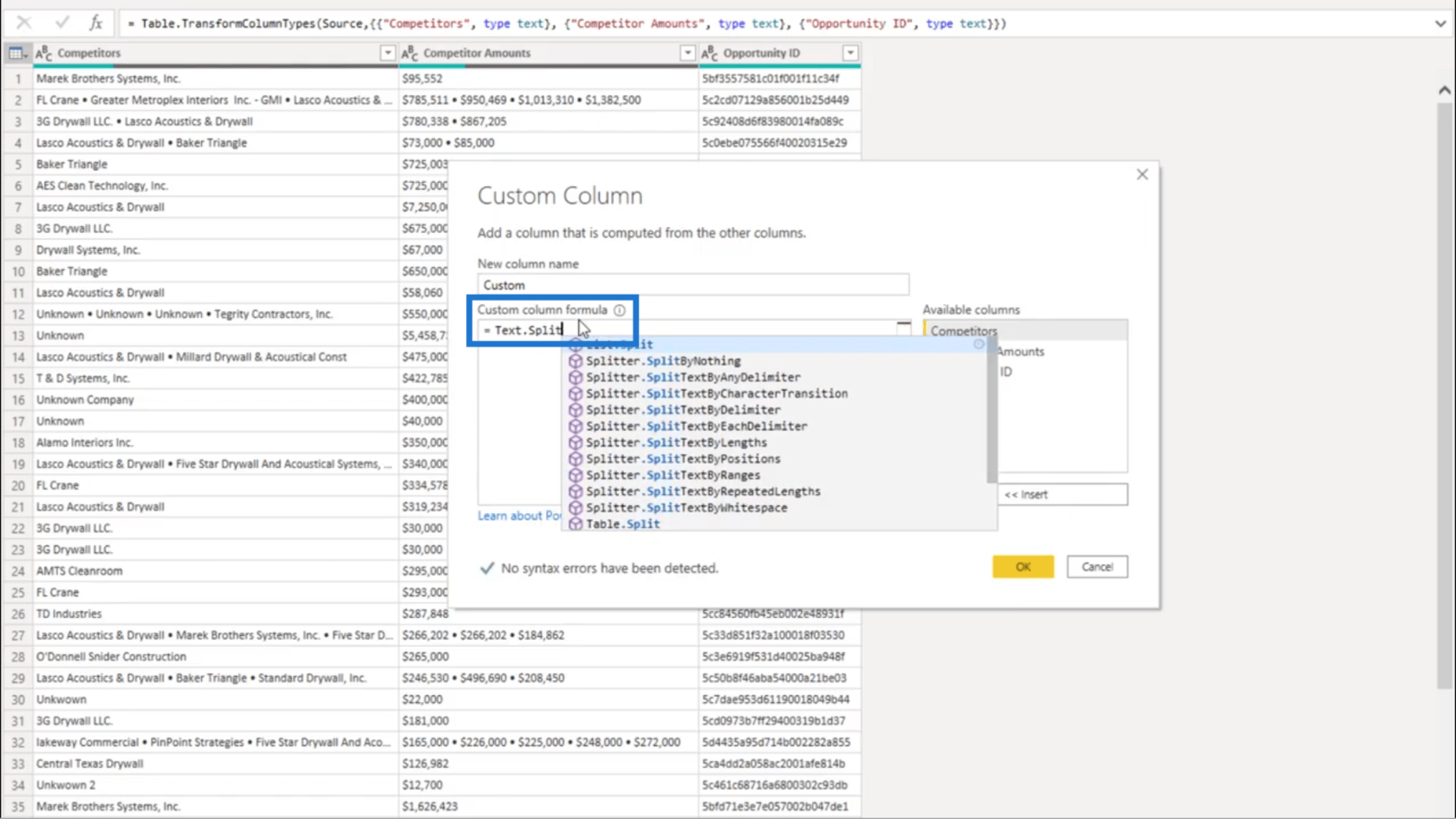 区切り文字で区切られたデータ – LuckyTemplates を使用したレコードの抽出