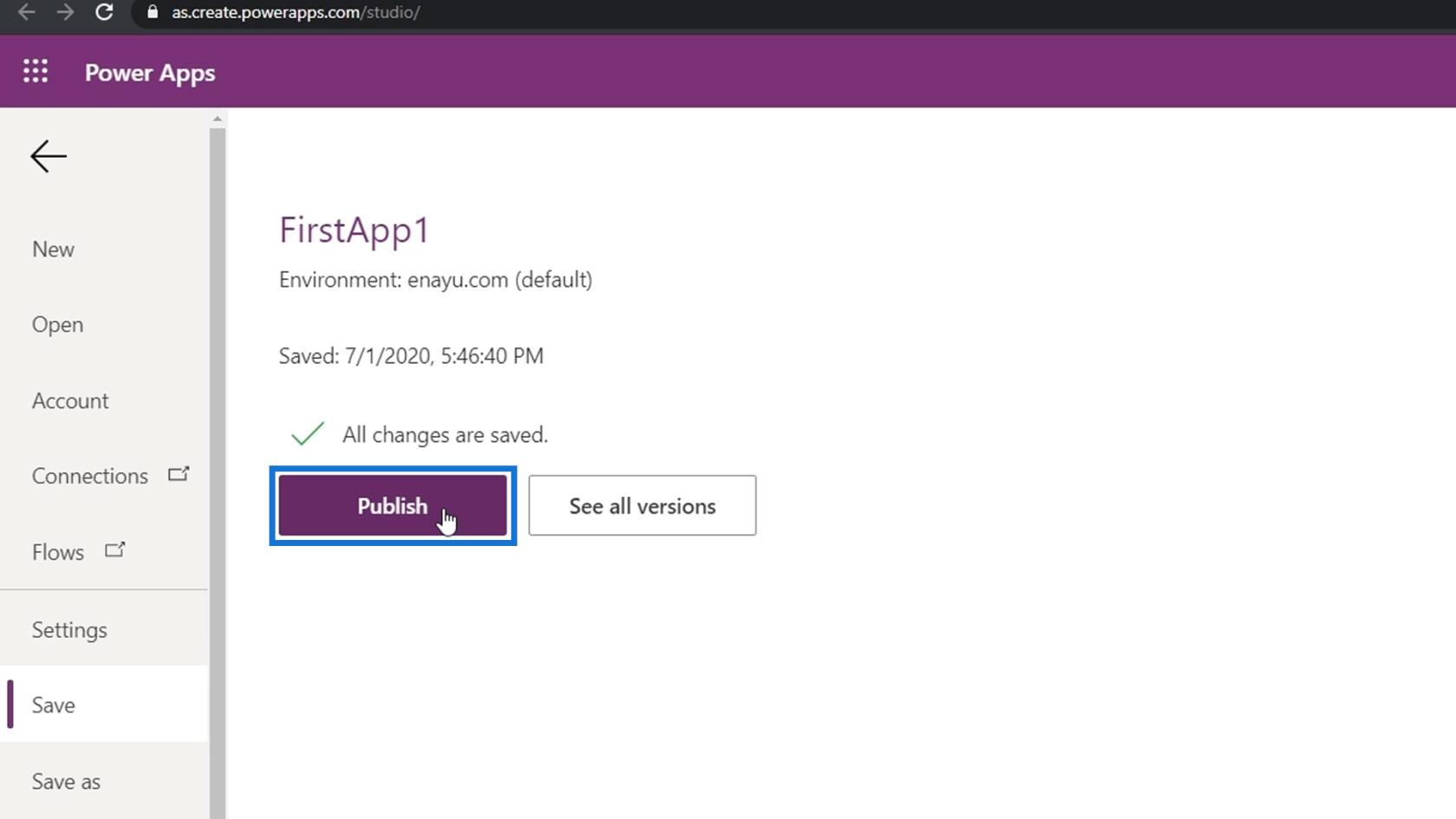 Microsoft Power Apps チュートリアル |  エラーチェック
