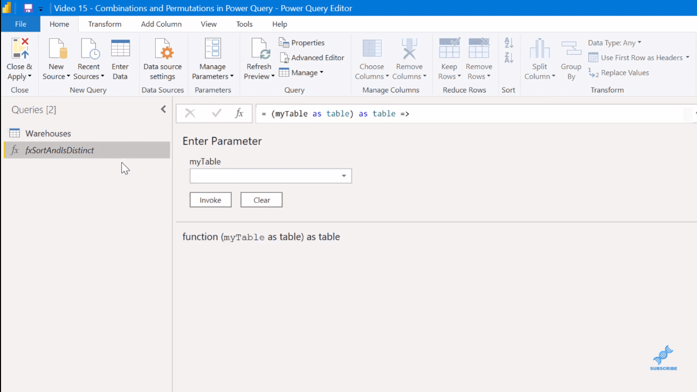 LuckyTemplates で Power Query を使用した組み合わせ分析