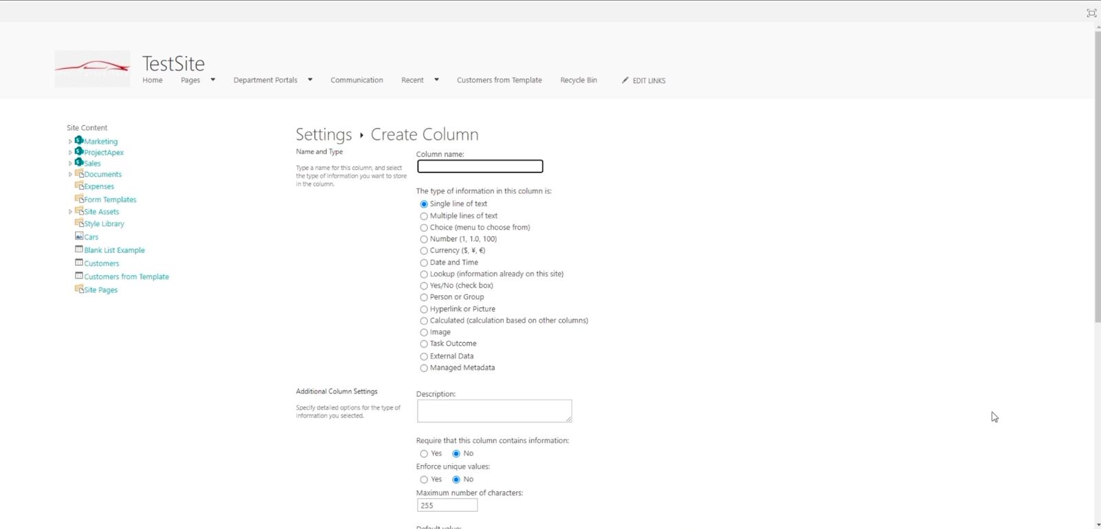 SharePoint の計算列 |  概要