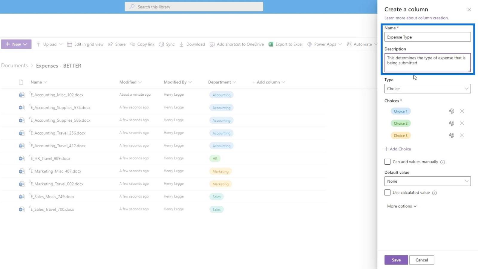 Agregar metadatos en SharePoint usando columnas Agregar metadatos en SharePoint usando columnas