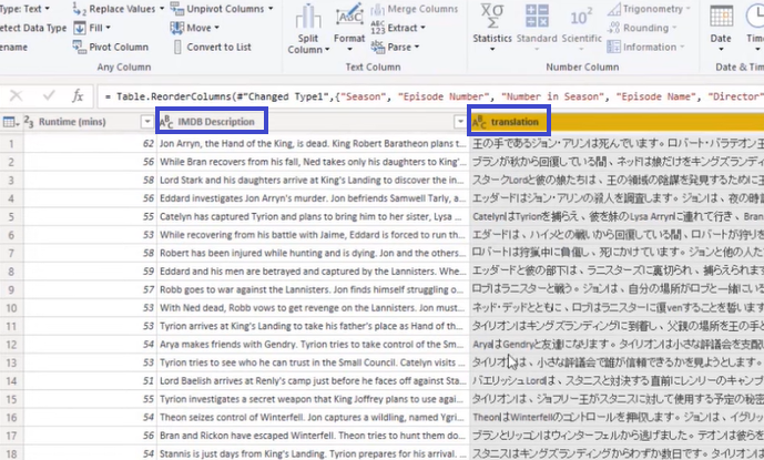 LuckyTemplates Python 教程：如何翻譯文本