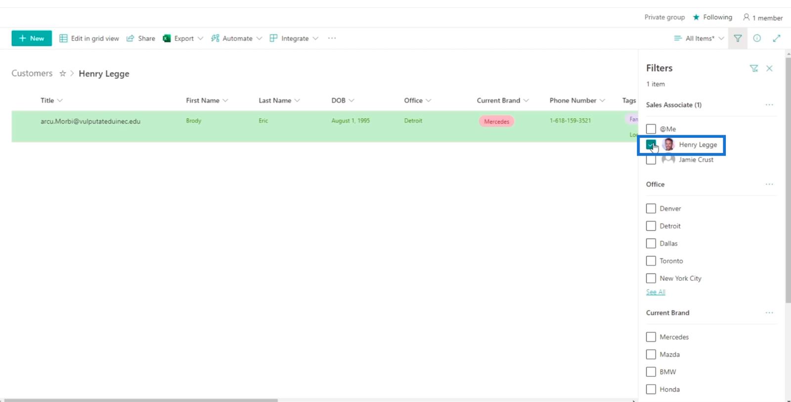 SharePoint リスト アラートのセットアップ