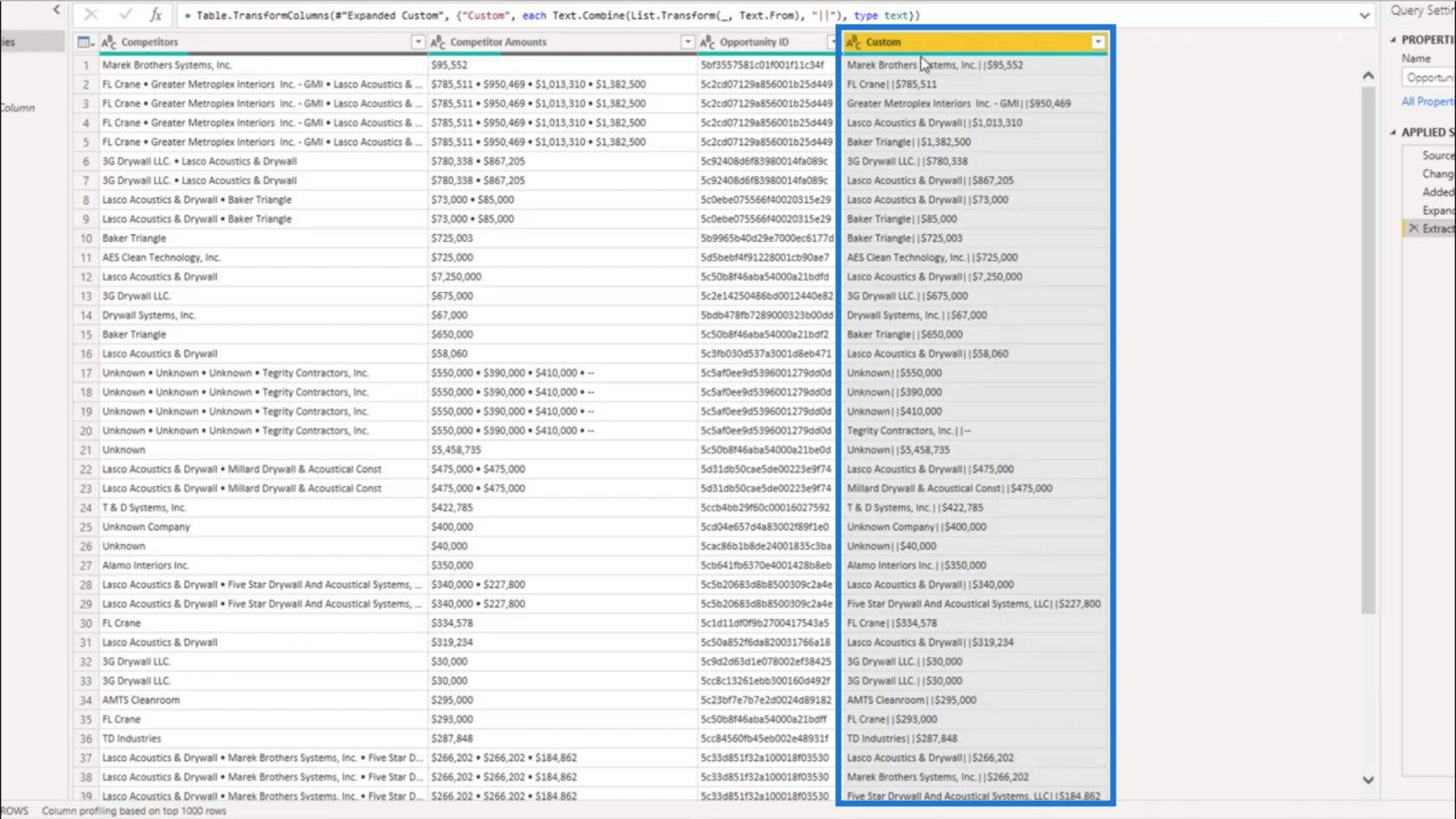 区切り文字で区切られたデータ – LuckyTemplates を使用したレコードの抽出