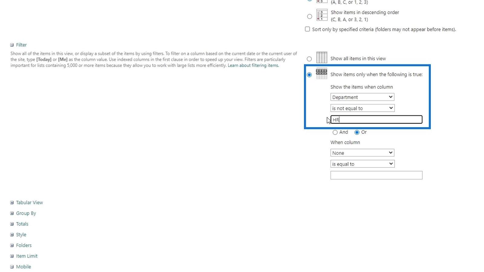 MS SharePoint ビュー |  作成と保存