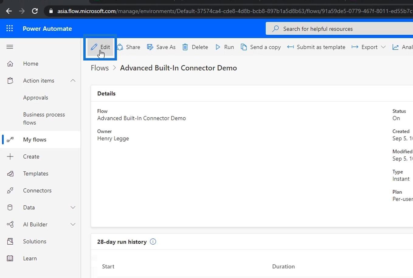 Power Automate フローのアクション制御を終了する