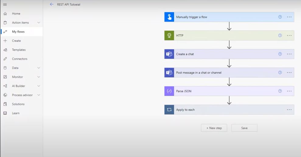 Faire une requête HTTP dans Power Automate