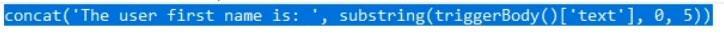 Power Automate 字符串函數：子字符串和 IndexOf