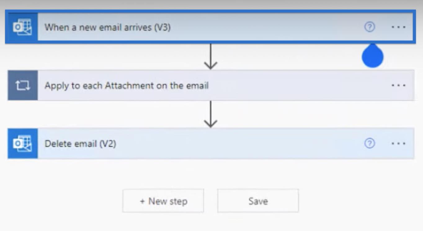 Speichern Sie E-Mail-Anhänge in SharePoint mit Power Automate