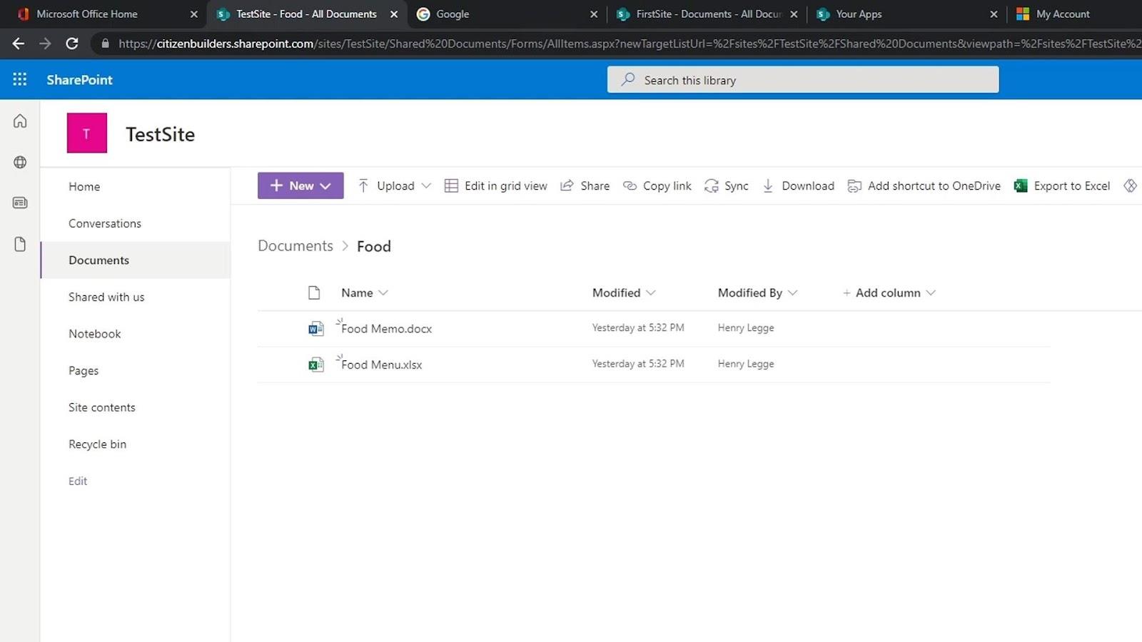 SharePoint 文檔庫 |  初學者教程