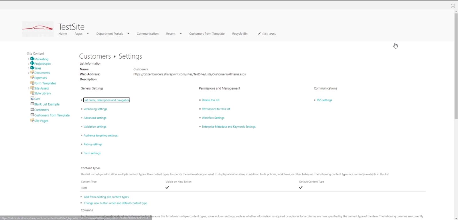 SharePoint の計算列 |  概要