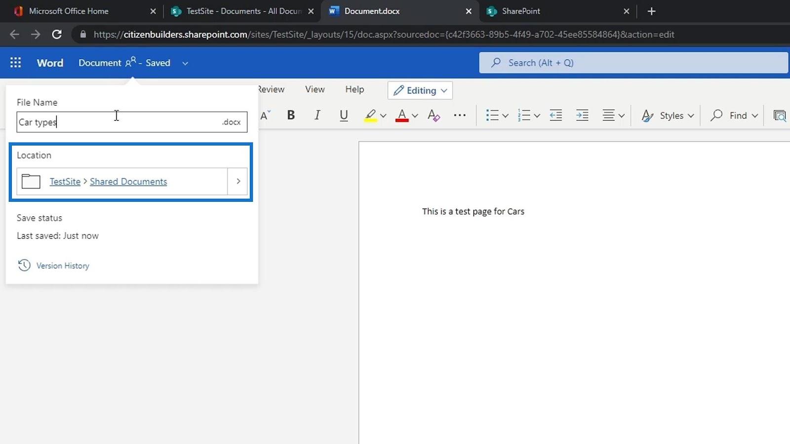 SharePoint 文檔庫 |  初學者教程