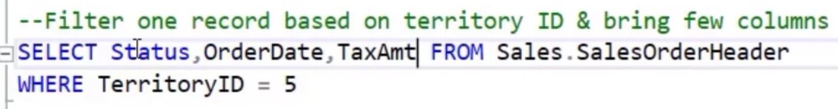 データをフィルタリングするための SQL WHERE 句
