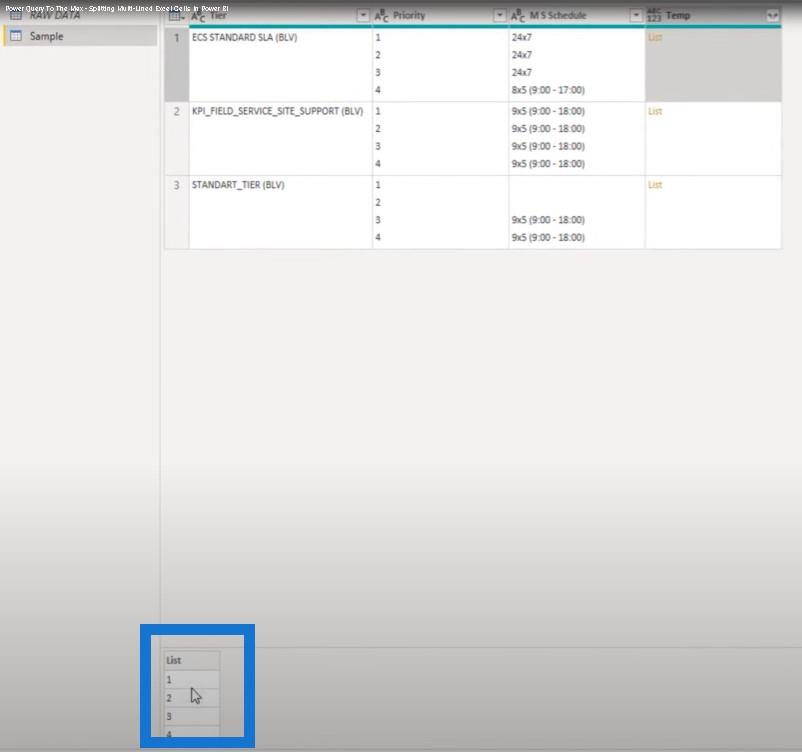 LuckyTemplates 列拆分 Power Query 教程：如何在 LuckyTemplates 中拆分多行 Excel 單元格