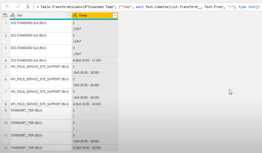 LuckyTemplates 列拆分 Power Query 教程：如何在 LuckyTemplates 中拆分多行 Excel 單元格