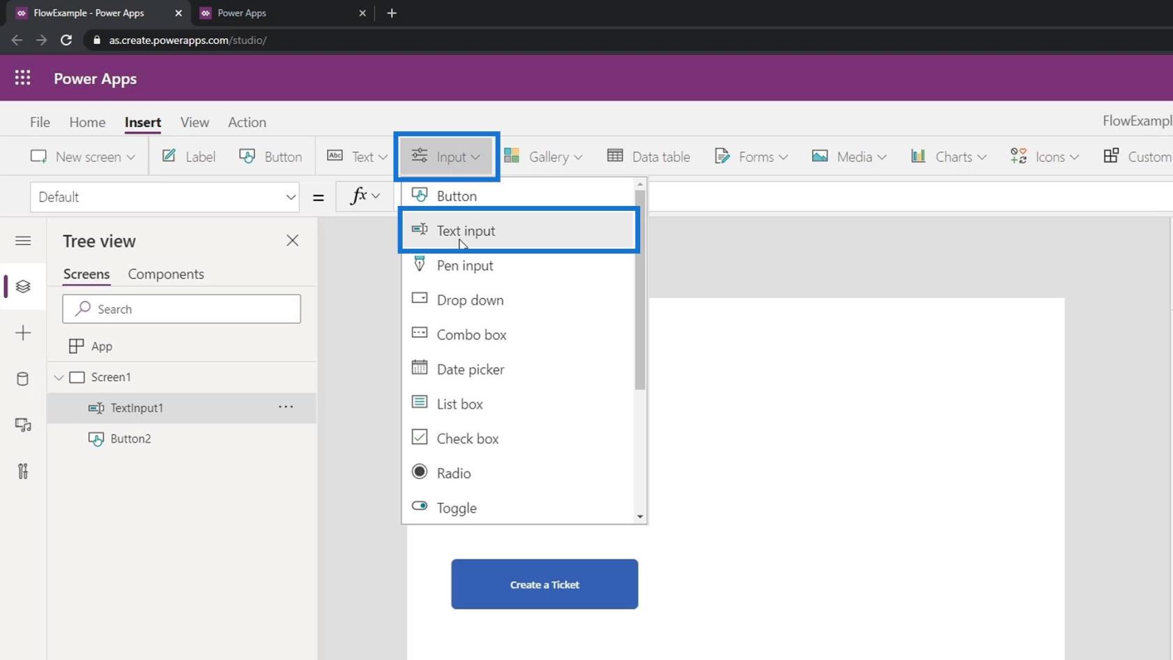 Microsoft Power Automate への PowerApps の統合