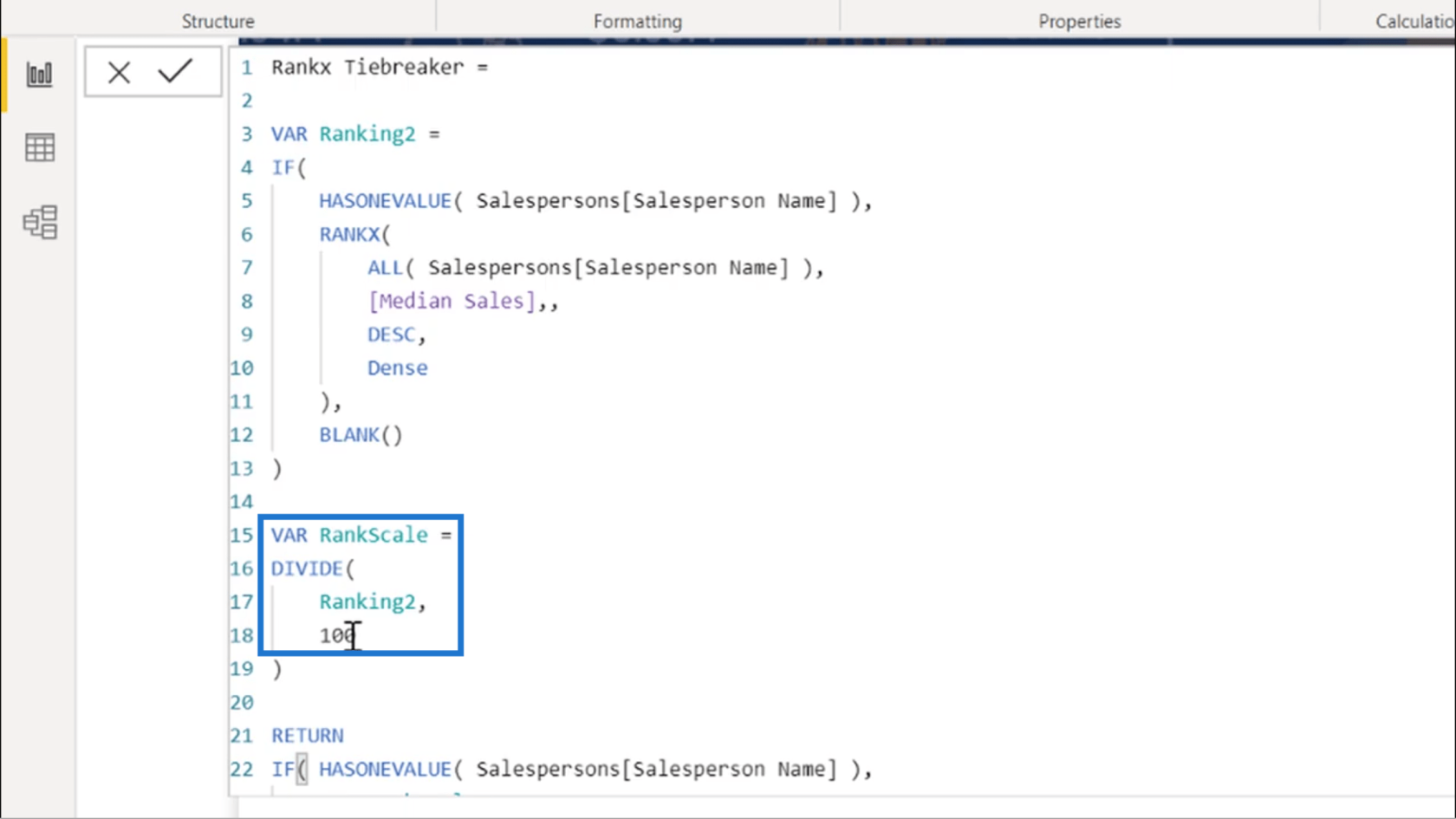 RANKX In LuckyTemplates – 開發自定義決勝局
