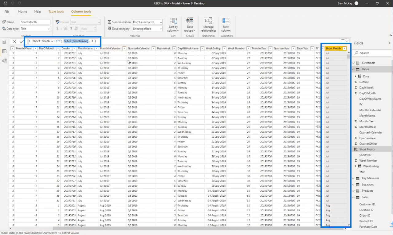 LuckyTemplates et Excel : différence dans les formules DAX