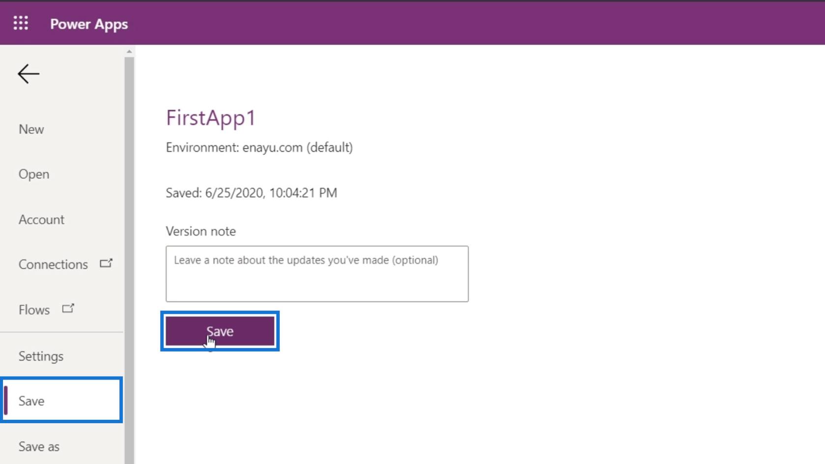 Microsoft Power Apps チュートリアル |  エラーチェック