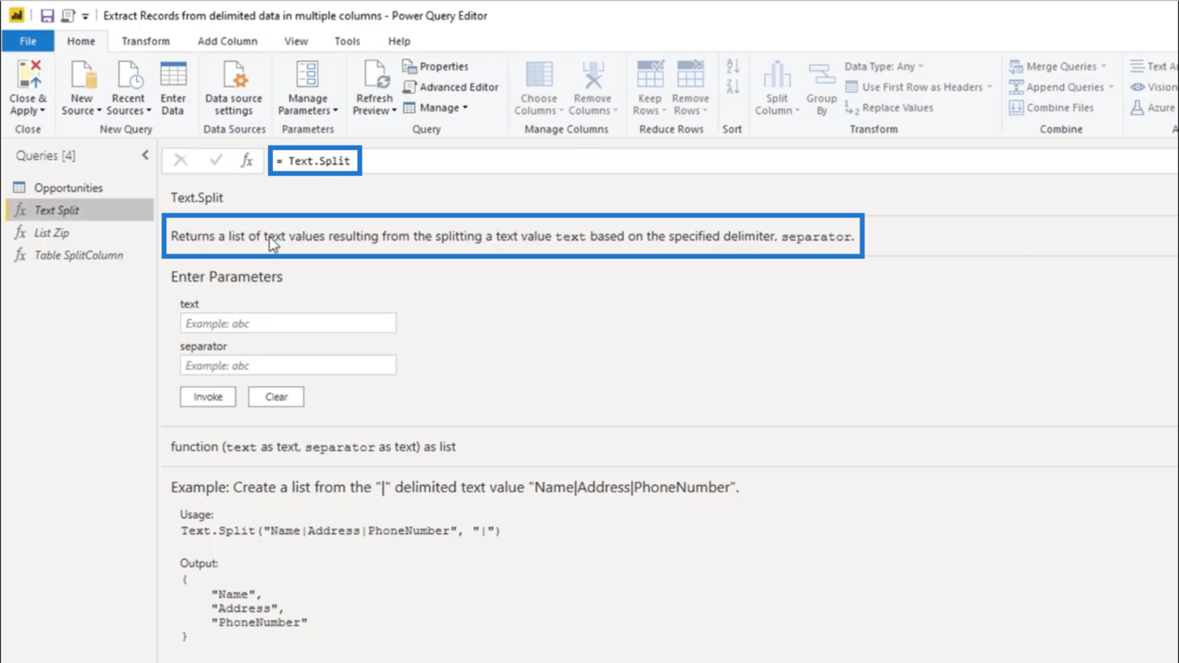 区切り文字で区切られたデータ – LuckyTemplates を使用したレコードの抽出