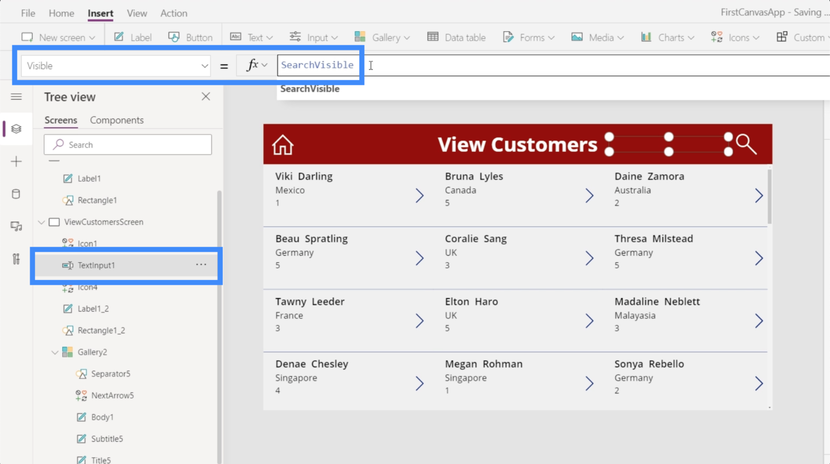 PowerApps 検索フィールド: 追加およびカスタマイズする方法