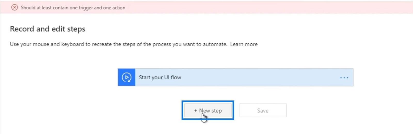 Microsoft Power Automate 中的 UI 流輸入