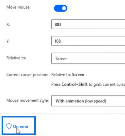 Power Automate Desktop : comment utiliser la fonction Envoyer un clic de souris